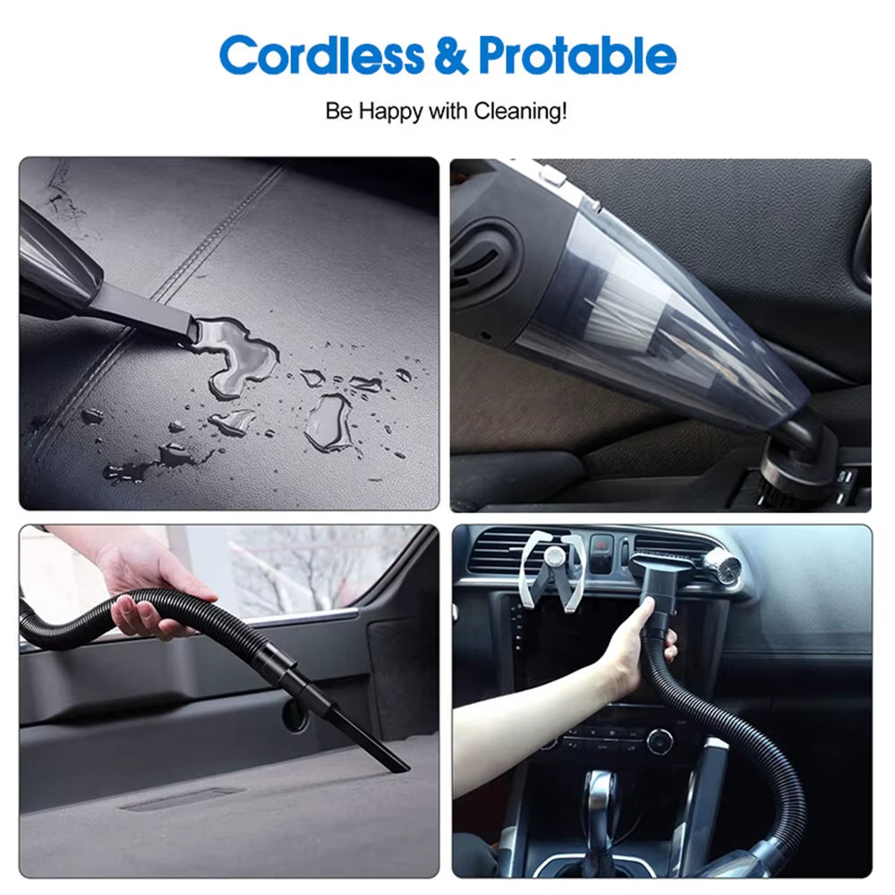 Corded Mattress & Car Vacuum Cleaner with UV-C Sterilization, 140°F Heat & 500W High Suction