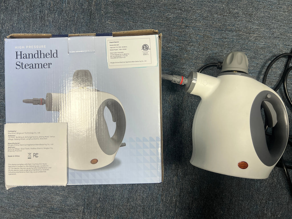 Handheld Steam Cleaner 500ml with 12 Accessories – Multi-Surface