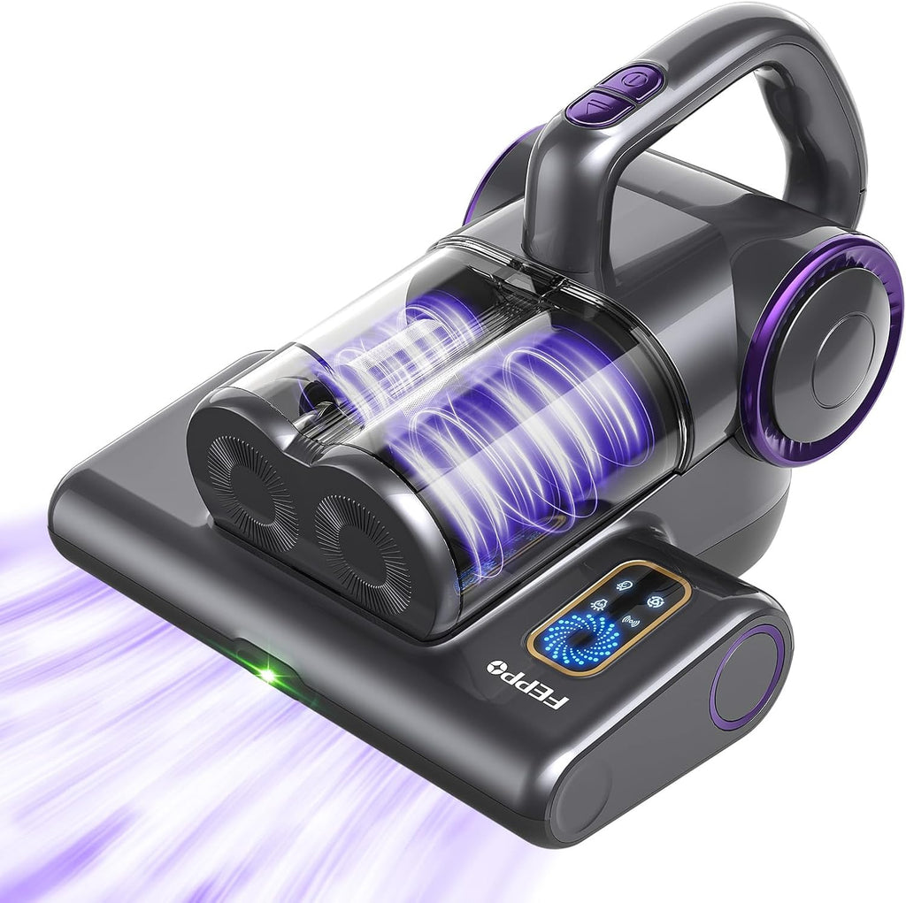 Corded Mattress and Bed Vacuum Cleaner 500W with 253.7Nm UV-C Light, 140°F Heat
