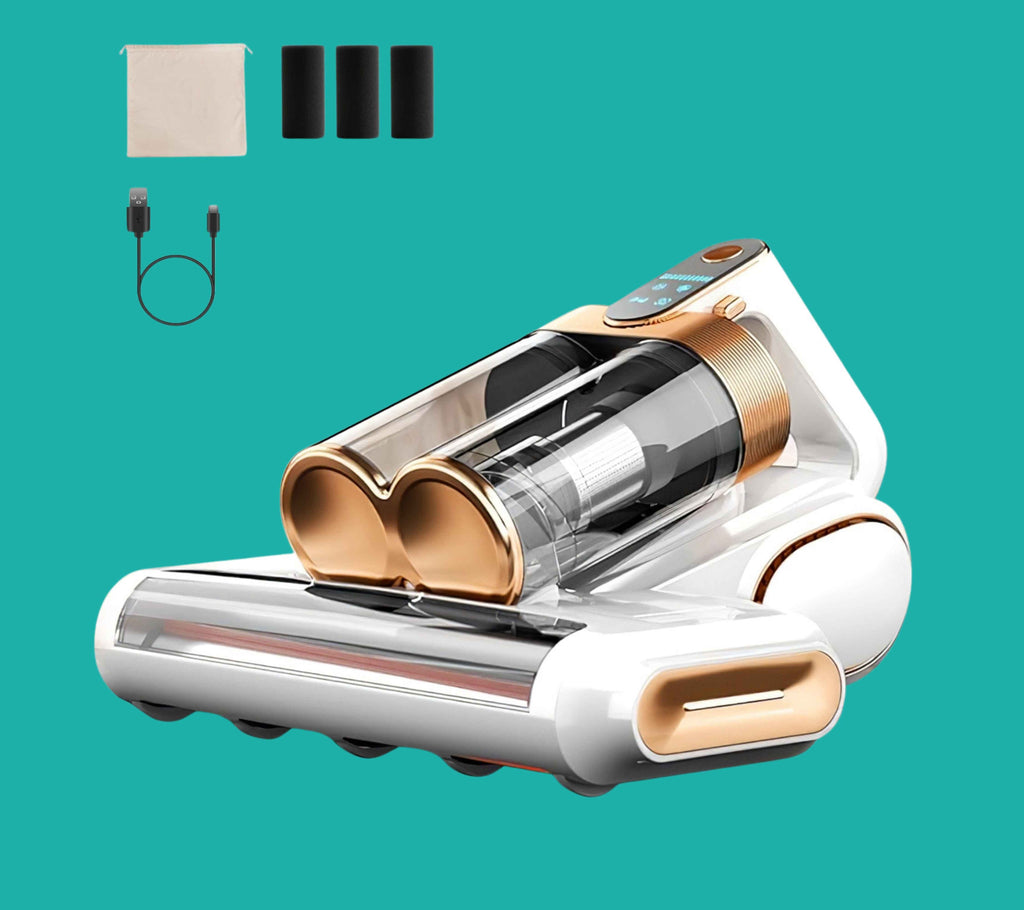 16Kpa Mattress Handheld Vacuum Cleaner With Ultrasonic And UVC Light 18000 RPM