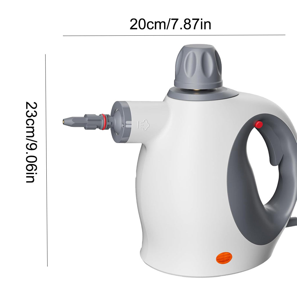 Handheld Steam Cleaner 500ml with 12 Accessories – Multi-Surface